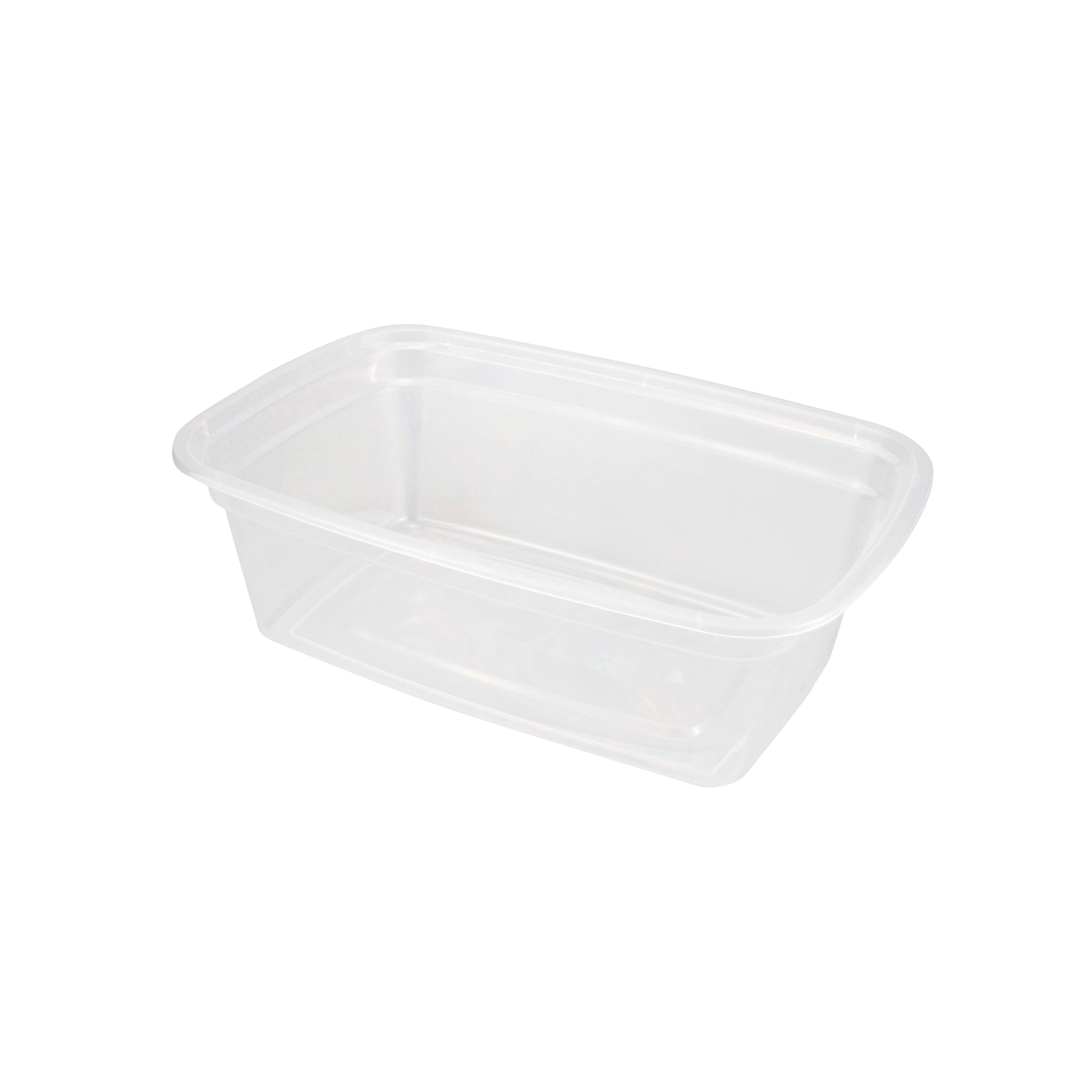 MF1500 disposable rectangle plastic container 1500ml