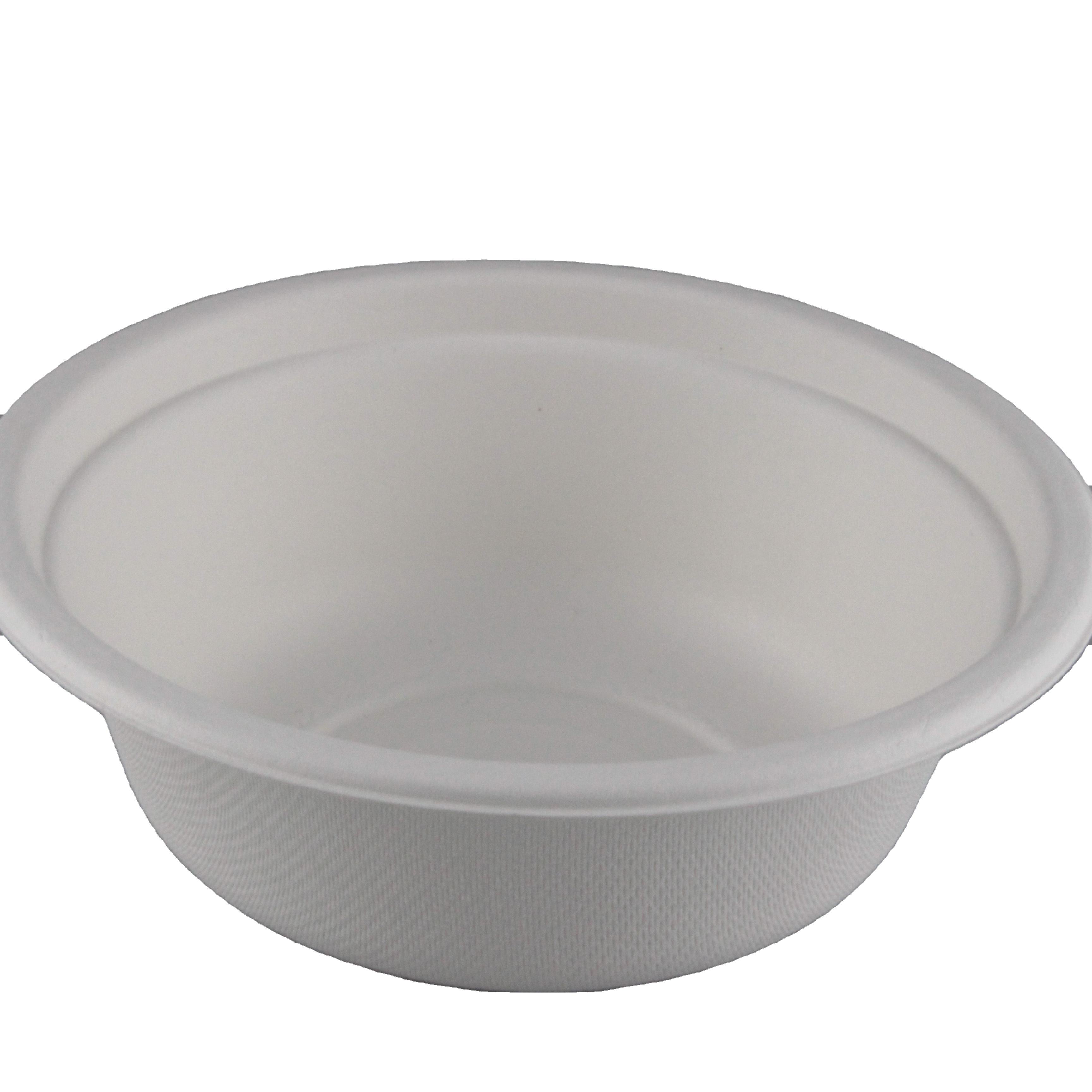 Factory direct supply cheap price 100% compostable biodegradable tablewares 350ml sugarcane bowl