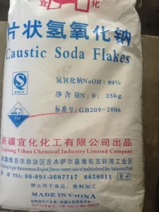 Sodium hydroxide flakes, caustic soda flakes